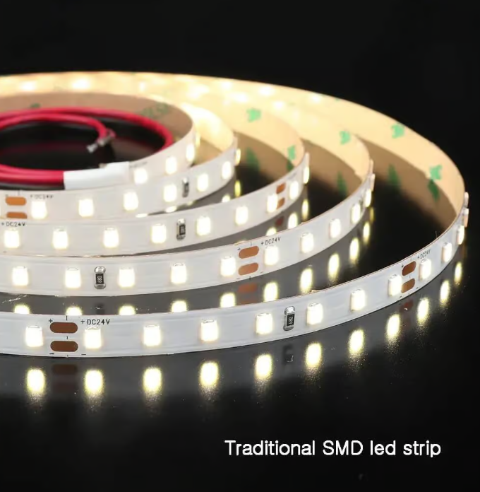 Ultra-Bright Dot-free COB LED Strip Light (Flexible, High Density)
